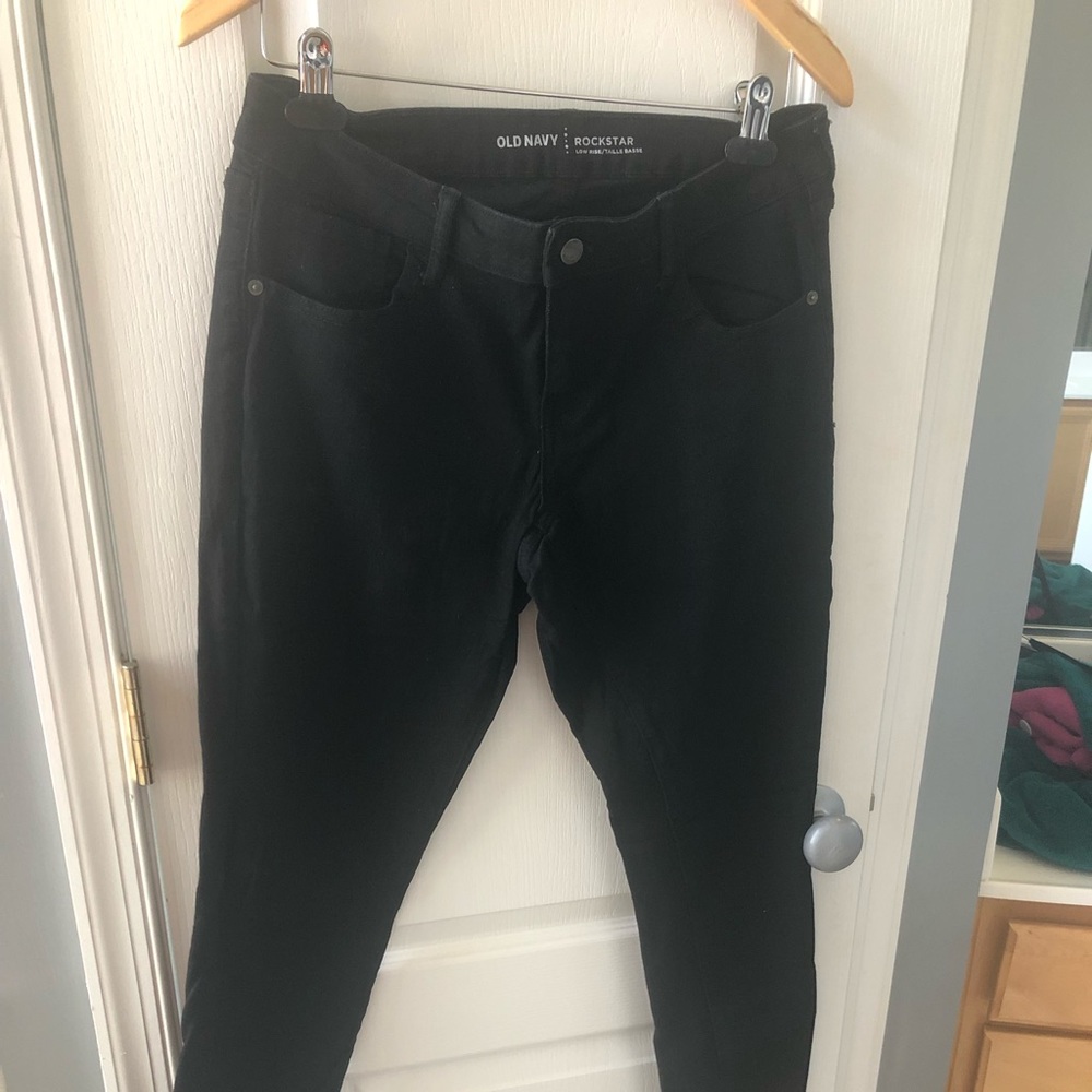 Old Navy Rockstar Black Jeans